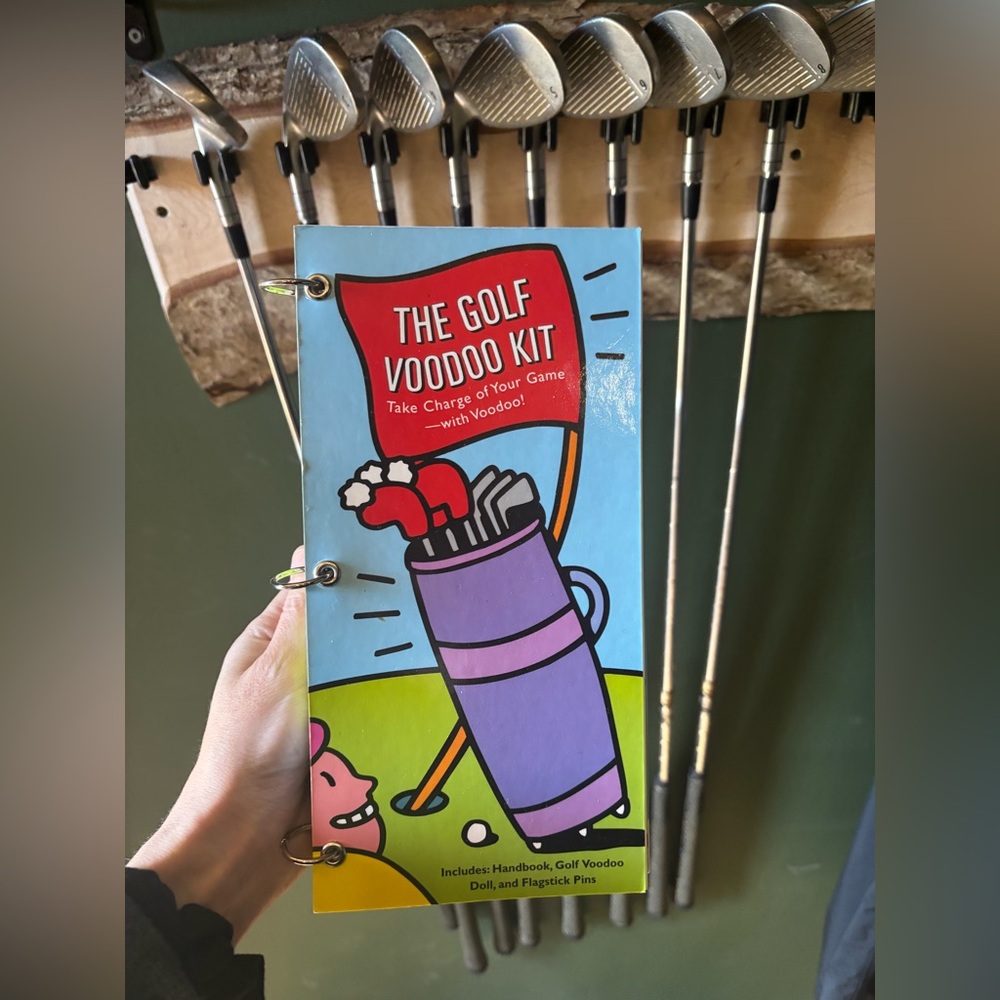 The Golf Voodoo Kit Gag Golf Present for Dads Uncles Brothers and Bad Golfers